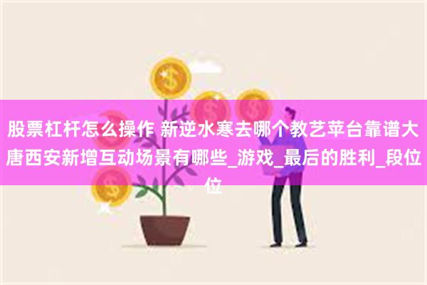 股票杠杆怎么操作 新逆水寒去哪个教艺苹台靠谱大唐西安新增互动场景有哪些_游戏_最后的胜利_段位