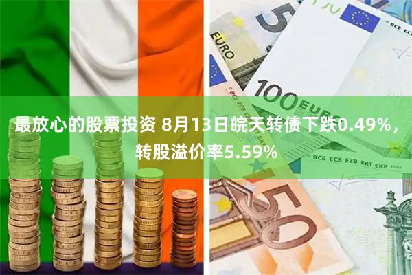 最放心的股票投资 8月13日皖天转债下跌0.49%，转股溢价率5.59%